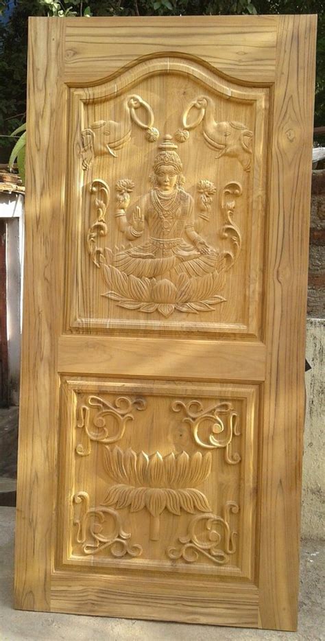 Exterior Mm Teak Wood Carving Door For Home At Rs Piece In