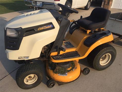 Cub Cadet Ltx In Riding Mower With Cart Ronmowers