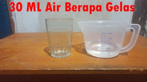 Ml Air Sama Dengan Berapa Gelas Takaran Mili Liter Air Dalam