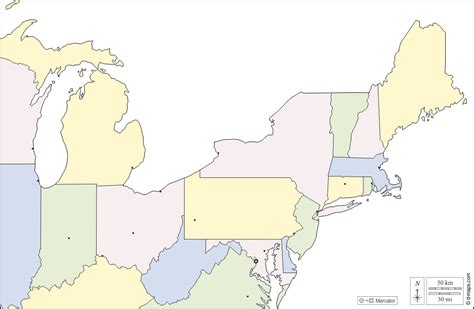 Nord Osten Der Vereinigten Staaten Kostenlose Karten Kostenlose Stumme