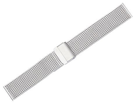 Milanaise Uhrenarmband Aus Dickem Edelstahl 22mm