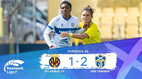 RESUMEN Y GOLES VILLARREAL CF Vs UDG TENERIFE Jornada 24 FINETWORK