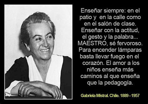 Poema De Gabriela Mistral Al Maestro Rodu