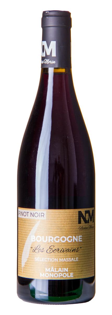 Nicolas Morin Les Ecrivains Bourgogne Pinot Noir S Lection Massale