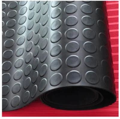 Antislip Rubber Sheet Dot Insulation Material Circular Stud Rubber Mat