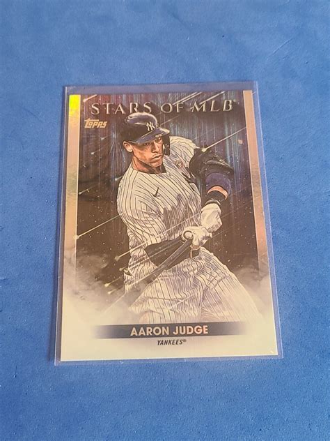 2022 Aaron Judge Topps Silver Foil Stars Of MLB Insert SMLB 14 EBay