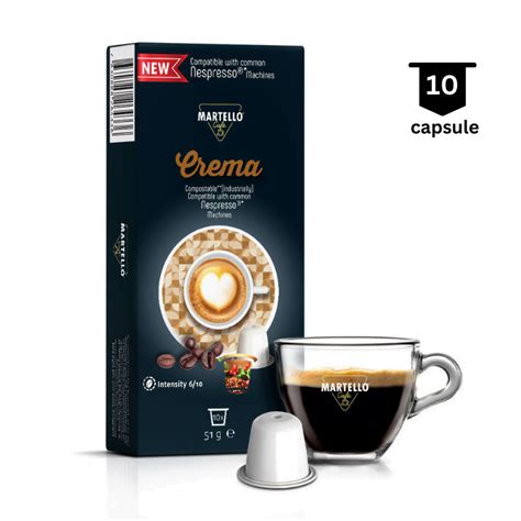 Aromakaffe Martello Cafe Crema Compatibil Nespresso Capsule