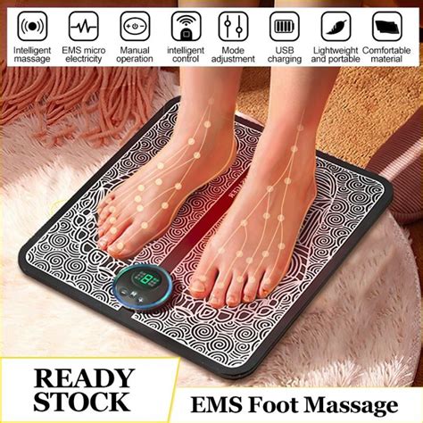 Pijat Terapi Kaki Elektrik Refleksi Ems Foot Massage Saraf Telapak Kaki