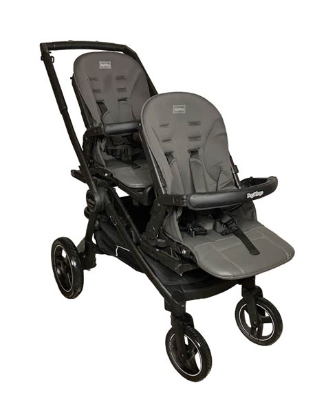 Peg Perego Team Double Stroller 2017 Canopies Not Included