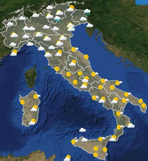 Meteo domani previsioni del tempo di giovedì 18 luglio 2019 in Italia