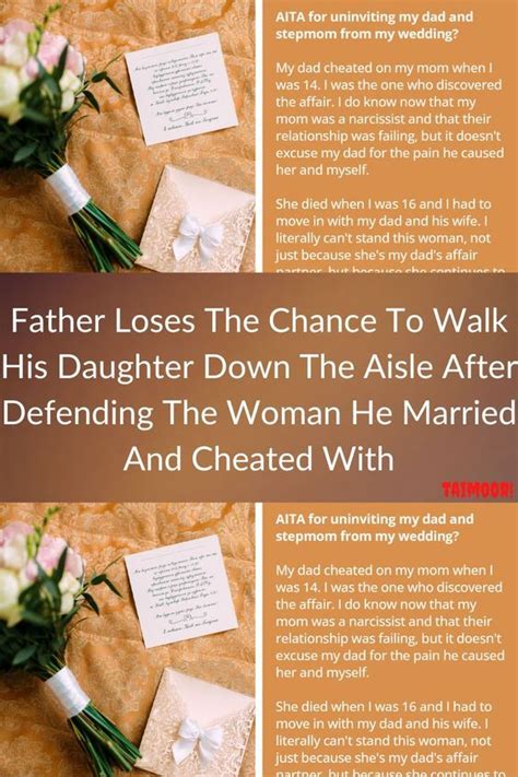 Father Loses The Chance To Walk His Daughter Down The Aisle After