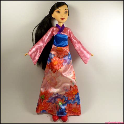 DISNEY PRINCESS Royal Shimmer MULAN Doll Dress Shoes 11 Hasbro 2015