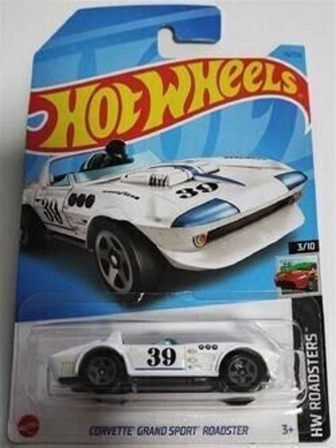 Hot Wheels Corvette Grand Sport Roadster White HW Roadster Etsy