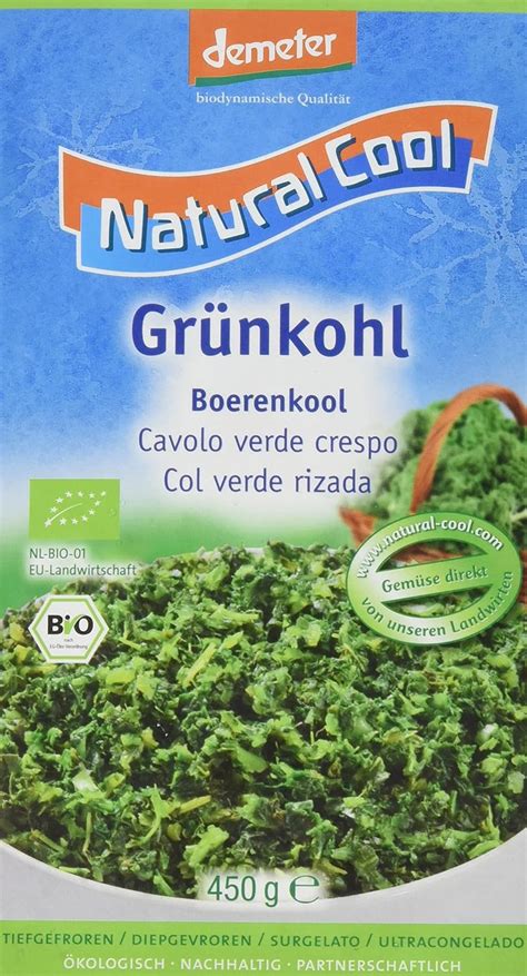 Natural Cool Demeter Bio Gr Nkohl G Tiefgefroren Amazon De