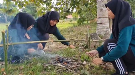 KRS Cabaran Masakan Rimba Nasi Lauk Jantung Pisang Goreng Ikan