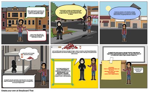 Historieta Contra Drogas Storyboard Por 76d7faa0