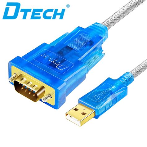 Dtech Usb To Rs Serial Adapter Cable With Rs Db Male Port Ftdi