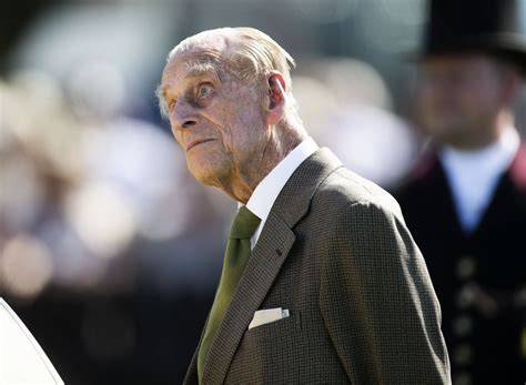 Photo Le Prince Philip Duc D Edimbourg Lors De La Finale De La