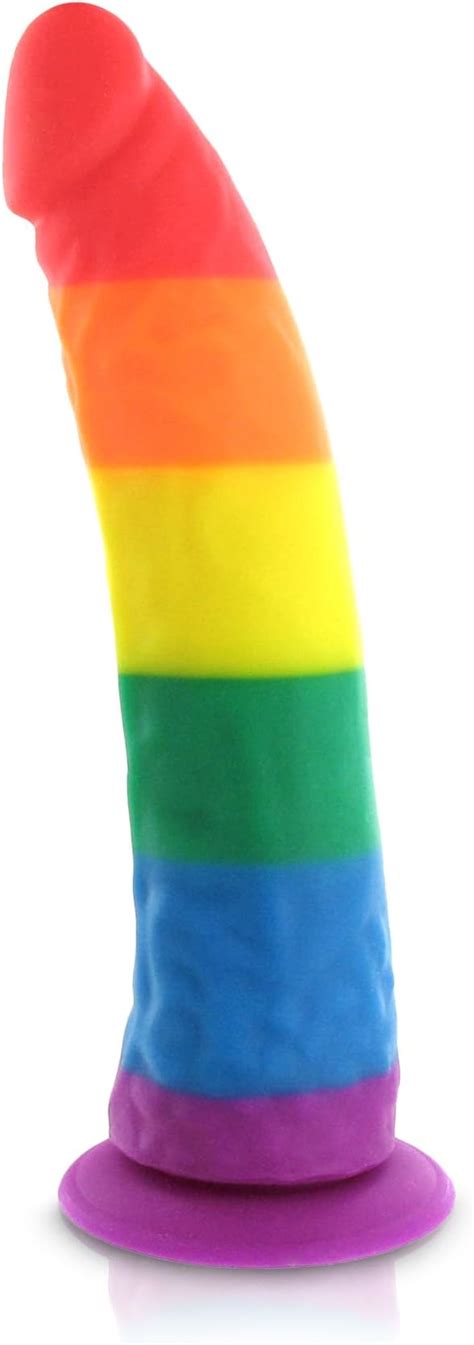 Amazon Pride Dildo Silicone Rainbow Dildo Health Household