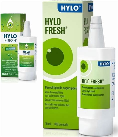 HYLO FRESH 300 Oogdruppels Droge Ogen 10ml 1 Stuk Systane Lid Wipe