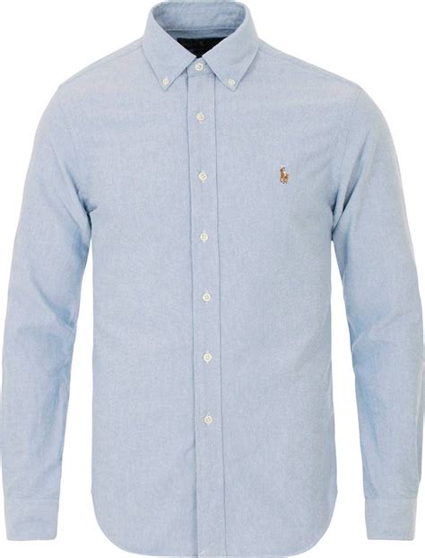 Polo Ralph Lauren Slim Fit Oxford Shirt Bsr Blue • Pris