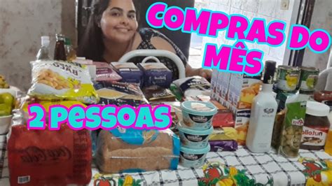 Mostrando E Organizando Nossa Compras Do M S Para Duas Pessoas