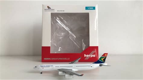 Unboxing South African Airways A Nelson Mandela Day Herpa