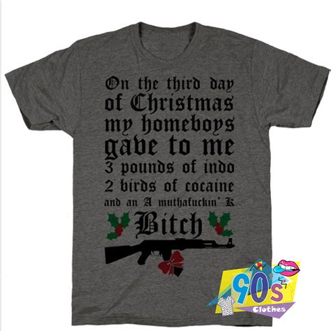 Cheap Christmas In The Hood T shirt On Sale - 90sclothes.com