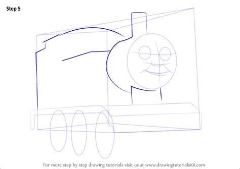 Learn How to Draw Thomas the Tank Engine (Thomas & Friends) Step by ...