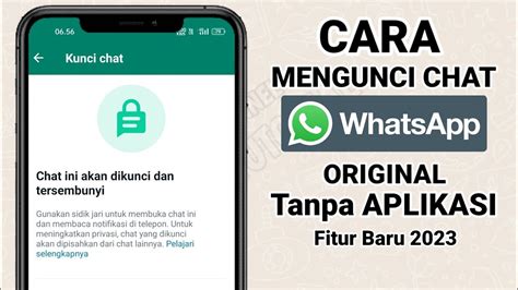 Cara Mengunci Chat Whatsapp Original Tanpa Aplikasi Tambahan YouTube