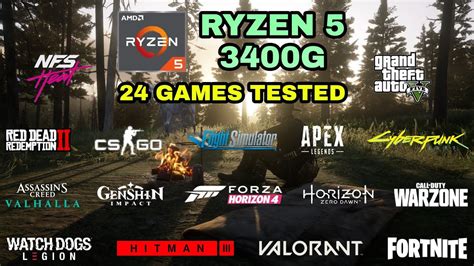 Ryzen G Vega Games Tested In No Dedicated Gpu