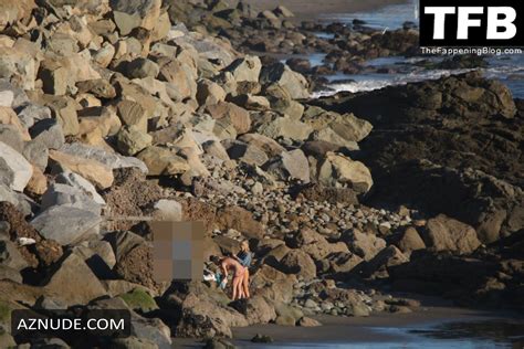Stephanie Marie Sexy Seen Topless Flaunting Her Hot Tits At The Beach AZNude