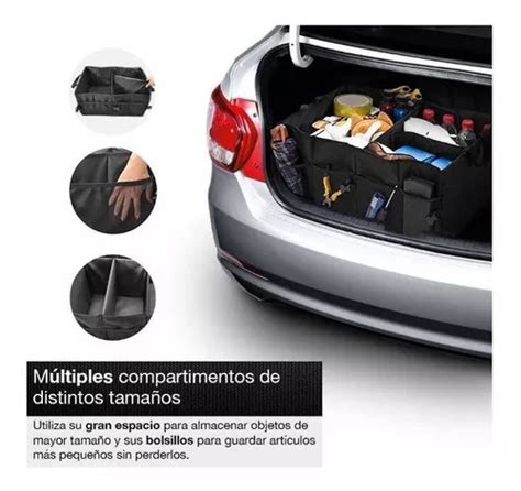 Organizador Para Cajuela Plegable Impermeable Espacio Botell