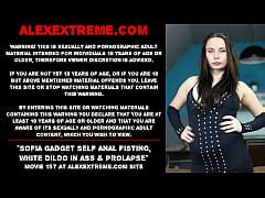 Sofia Gadget Self Anal Fisting White Dildo In Ass Prolapse Xxx Mobile Porno Videos Movies