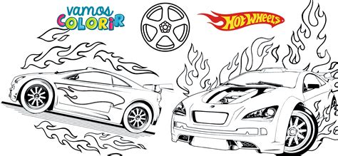 CANECA VAMOS COLORIR HOT WHELLS