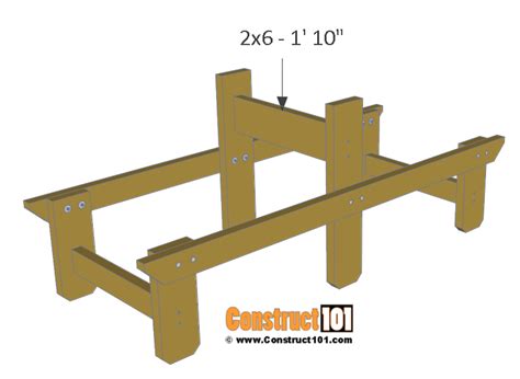 Two Person Picnic Table Plans - Free PDF Download - Construct101