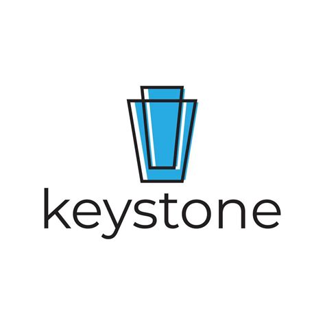 Simple Keystone Logo Design 6084879 Vector Art At Vecteezy