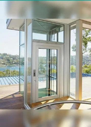 Stainless Steel Center Opening Automatic Glass Door Elevator Collapsible At ₹ 450000 In Pune