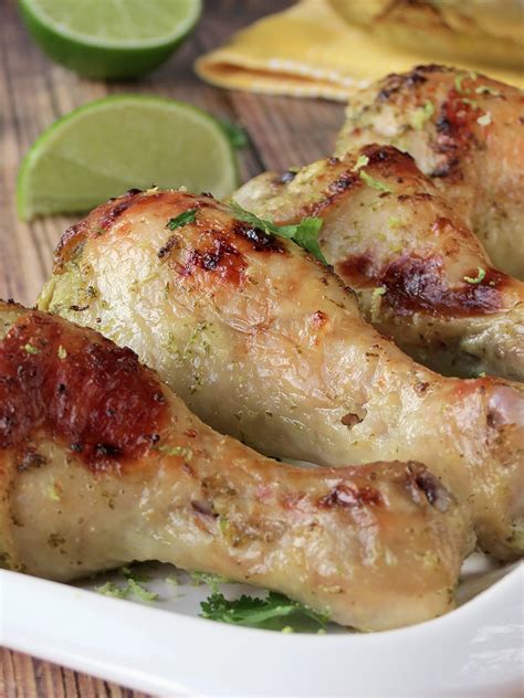 Cilantro Lime Chicken Drumsticks Yummy Addiction