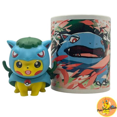 Promoci N Figura Pikachu Cosplay Venasaur M S Taza Pokeplush