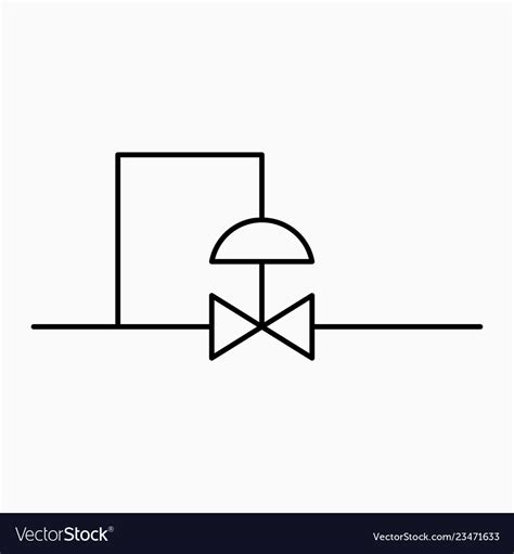 Pressure Regulator Schematic Symbol