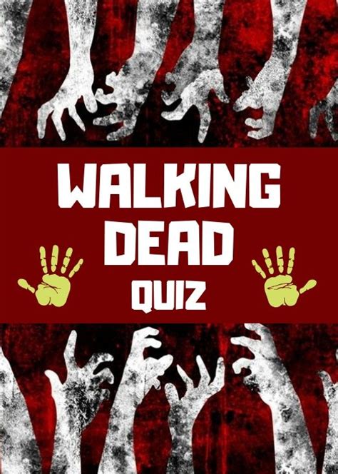 Walking Dead Quiz Walking Dead Facts Walking Dead Quiz Trivia