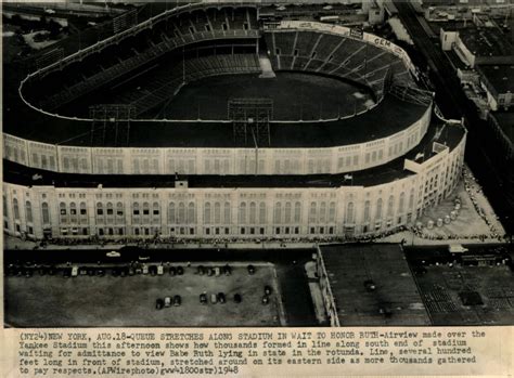 Babe Ruth S Funeral At Yankee Stadium August