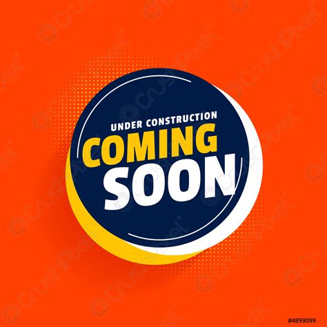 Coming soon modern poster for social media - stock vector 4899099 | Crushpixel