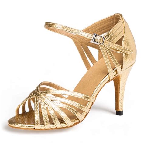 Stunning Womens Gold Heels - Latin Dance Shoes Australia