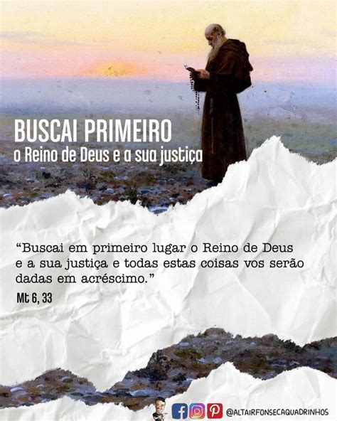 Busquemos Primeiro O Reino De Deus E A Sua Justi A O Reino De Deus