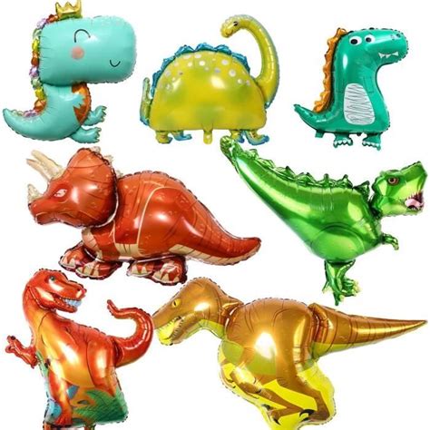 Powmag Ballon Dinosaure Pi Ces Ballons Dinosaures En Alm Ensemble