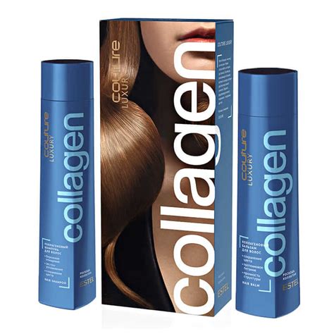 Set cu colagen pentru par LUXURY COLLAGEN ESTEL Haute Couture (Sampon ...