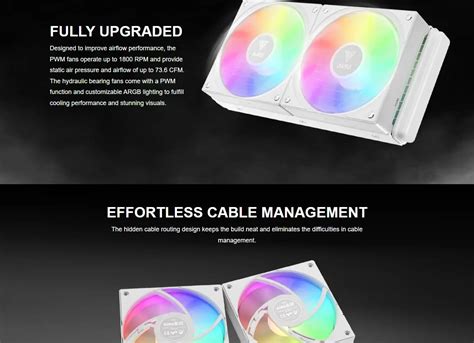 Gamdias Aura Gl240 V2 Wh Cpu Liquid Cooler