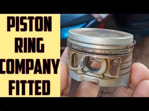 How To Install Piston Rings Installing Rings On The Piston Youtube